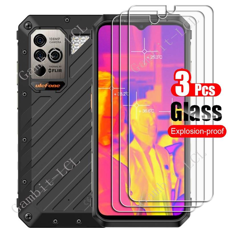 3 uds vidrio templado HD para Ulefone Power Armor 19 18 18T 6,58 "película protectora en Armor18 Armor18T cubierta protectora de pantalla
