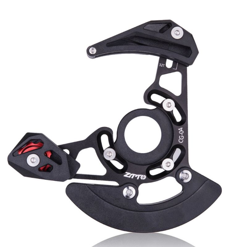 Mountain Bike Chain Guide Bicycle Pulley Chainring Protector Guard Device Tool: Yellow