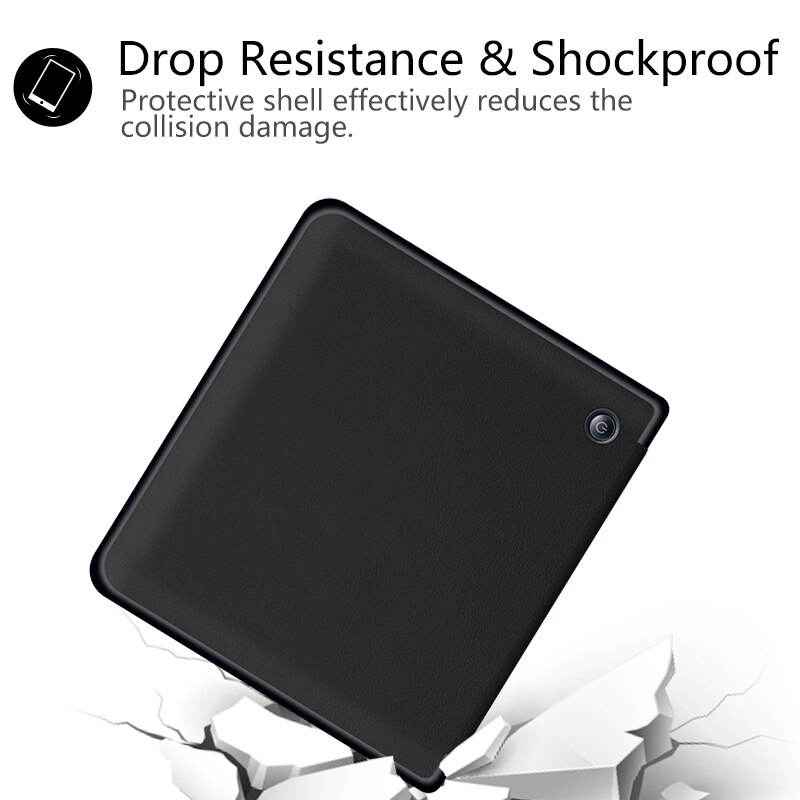 Case voor Tolino Vision 5 Beschermhoes voor Tolino Vision 5 7 inch e-book reader sleepcover funda capa shell stylus + film