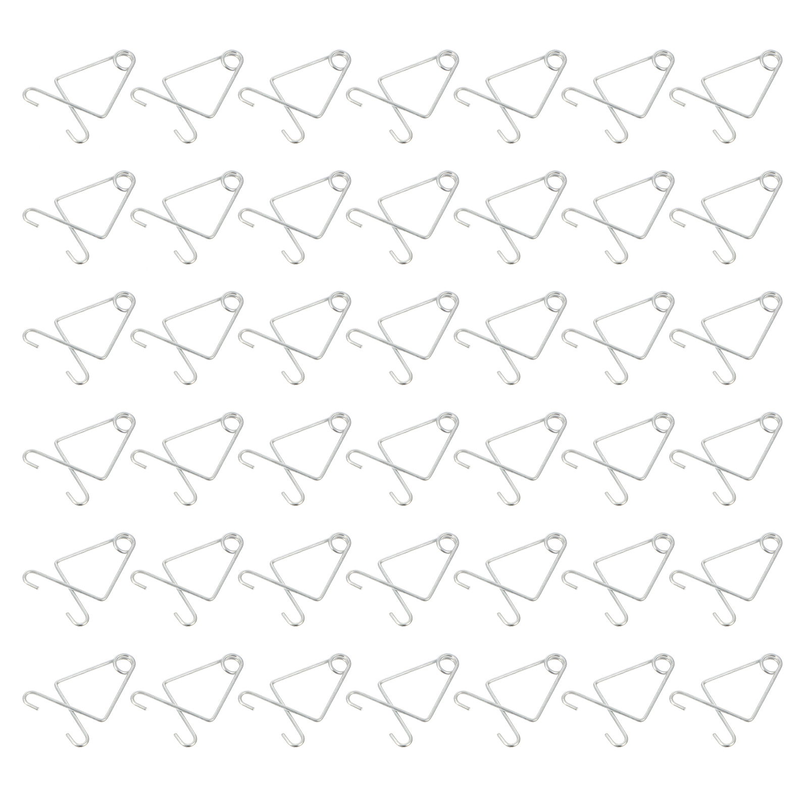 50pcs Ceiling Hook Clips Heavy Duty Durable Anti-rust Ceiling Hanger Ceiling Tile Hooks Ceiling Hook Clip: Default Title