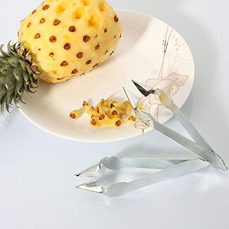 Coupe-ananas pratique en acier inoxydable, éplucheur pour les yeux, Clip dissolvant, outils de cuisine pour la maison, 1 pièce, nouvel arrivage 2022