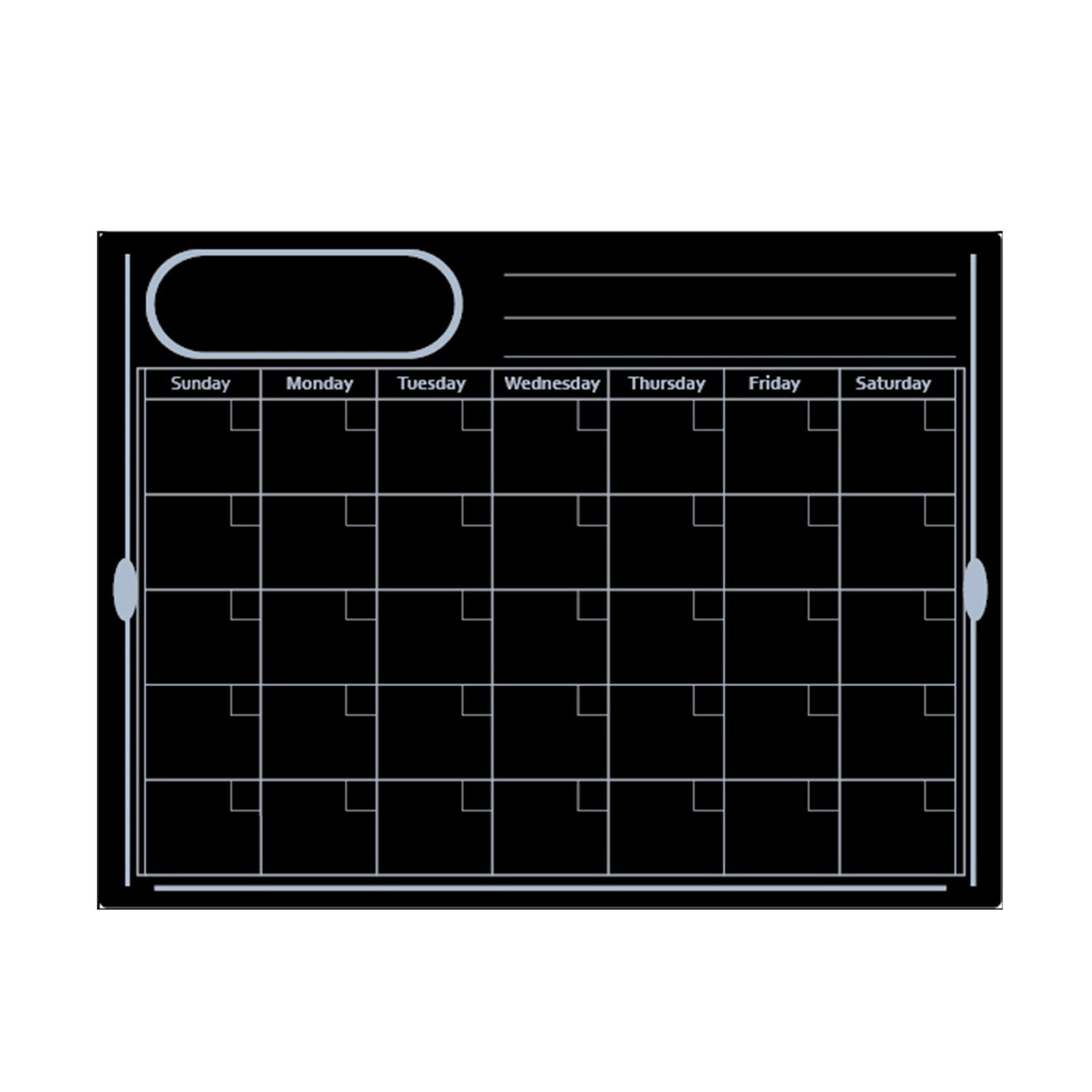 Magnetic refrigerator family notepad weekly and monthly plan whiteboard flexible daily message drawing announcement whiteboard#4: HB021