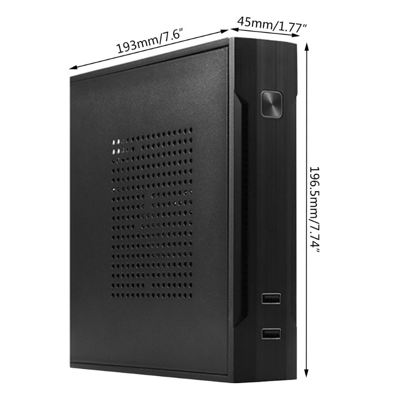 QX01 Mini Itx Computer Case Usb2.0 2.5 Inch Hdd Ssd Gaming Pc Desktop Chassis