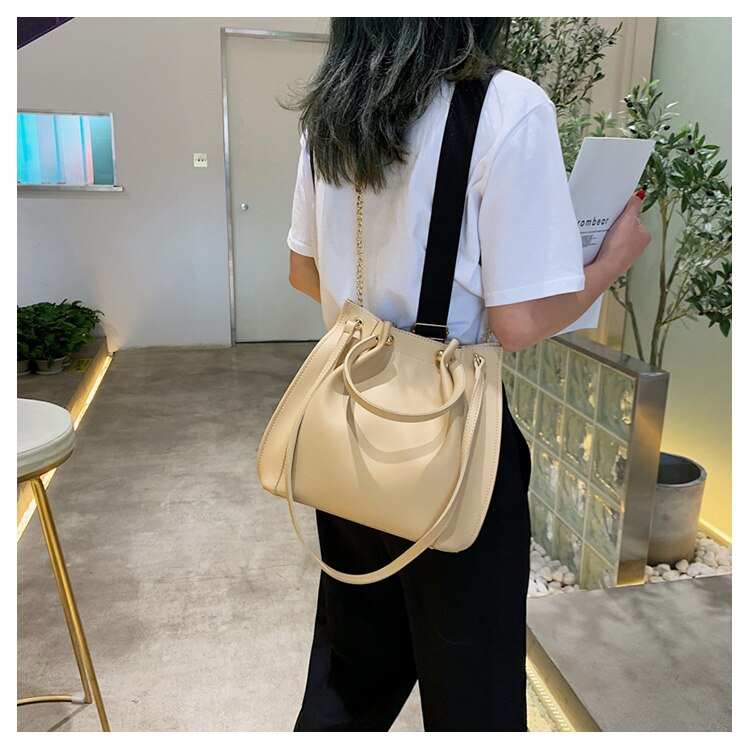 Daunavia dames handtas pu leren dames schoudertassen beroemd merk luxe damestassen dames casual tas een belangrijke: Khaki