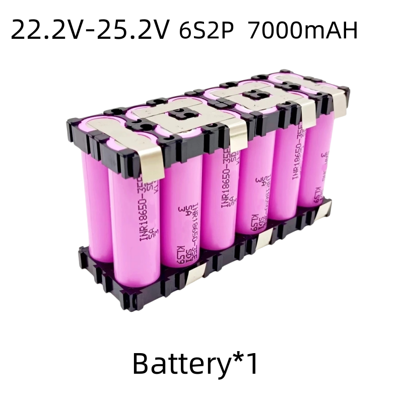 20A 18650 35E 3500mAh 7000mAh 2S 3S 4S 5S 6S /1P 2P 7.4V 12.6V 14.8V 18V 25.2V For Screwdriver batteries weld battery pack: Silver