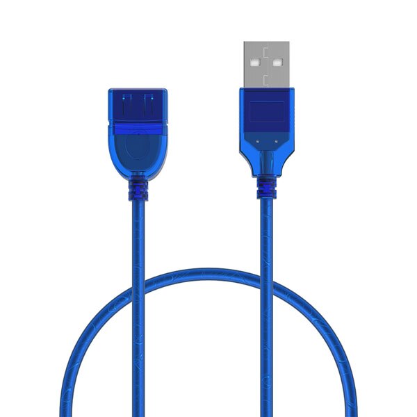 Usb 2.0- kabel usb 2.0- udvidelsesforlænger mand til kvinde cabo usb-datakabler til pc-tastaturprinter kamera musespilcontroller: 50cm