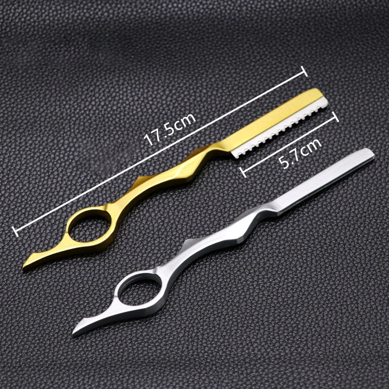 Haar Knippen Mes Dunner Dunner Scheermesje Scheren Rechte Salon Kappers Scheermes Stok Haar Snijder Roterende Kapper Kit