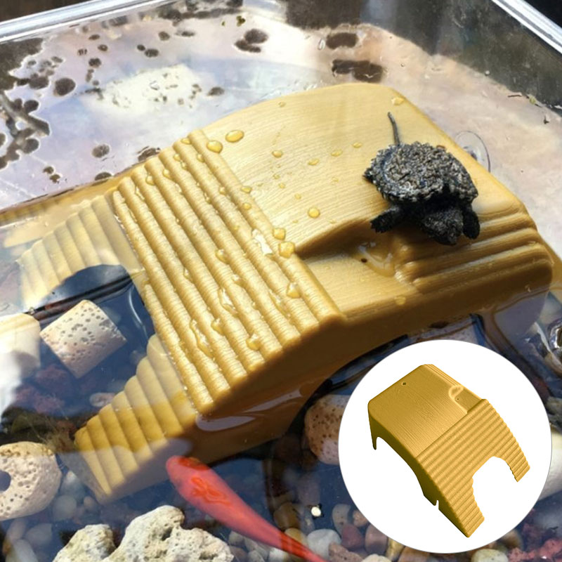 Amphibien Aquatische Klettern Panzer Treppe Schwimmenden Plattform Einzigartige Landschaftsbau Reptil Klettern Plattform Schildkröte Aalen Aquarium