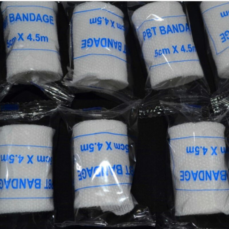 Multi-size Emergency PBT Bandage for Elastic Wound Bandaging of Fractures: 5cmX4.5m