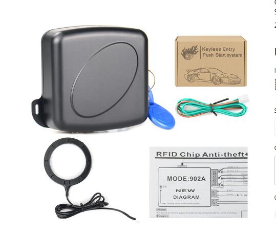 Car Alarm Remote Control Car Keyless Entry Engine Start Alarm System Push Button Remote Starter Stop Auto: Type2