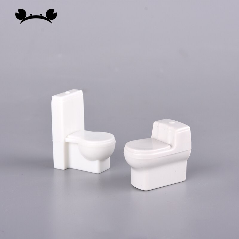 5 Stück 1/20 1/25 1/30 Puppenhaus Badezimmermöbel Spielzeug Toilette Closestool Miniatur Zubehör Puppenhaus Innenlayout