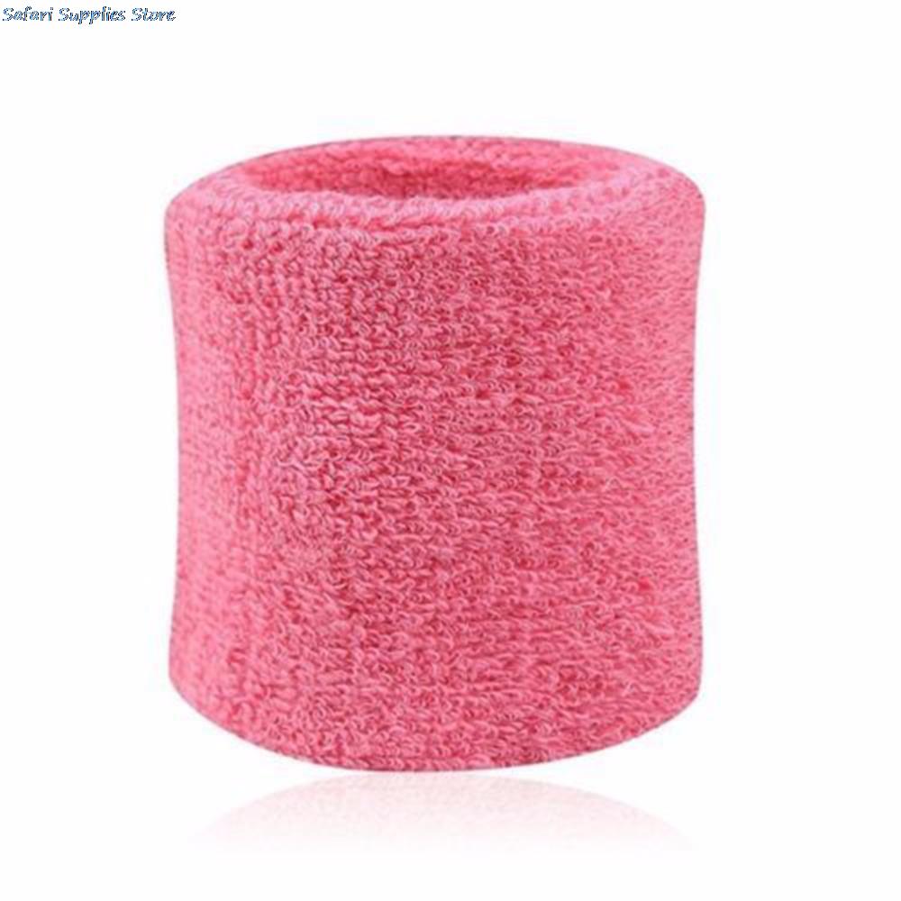 1 pair of fiber sport wrist support brace wrap sweatband tennis squash badminton gym soft wrist bands sweatbands
