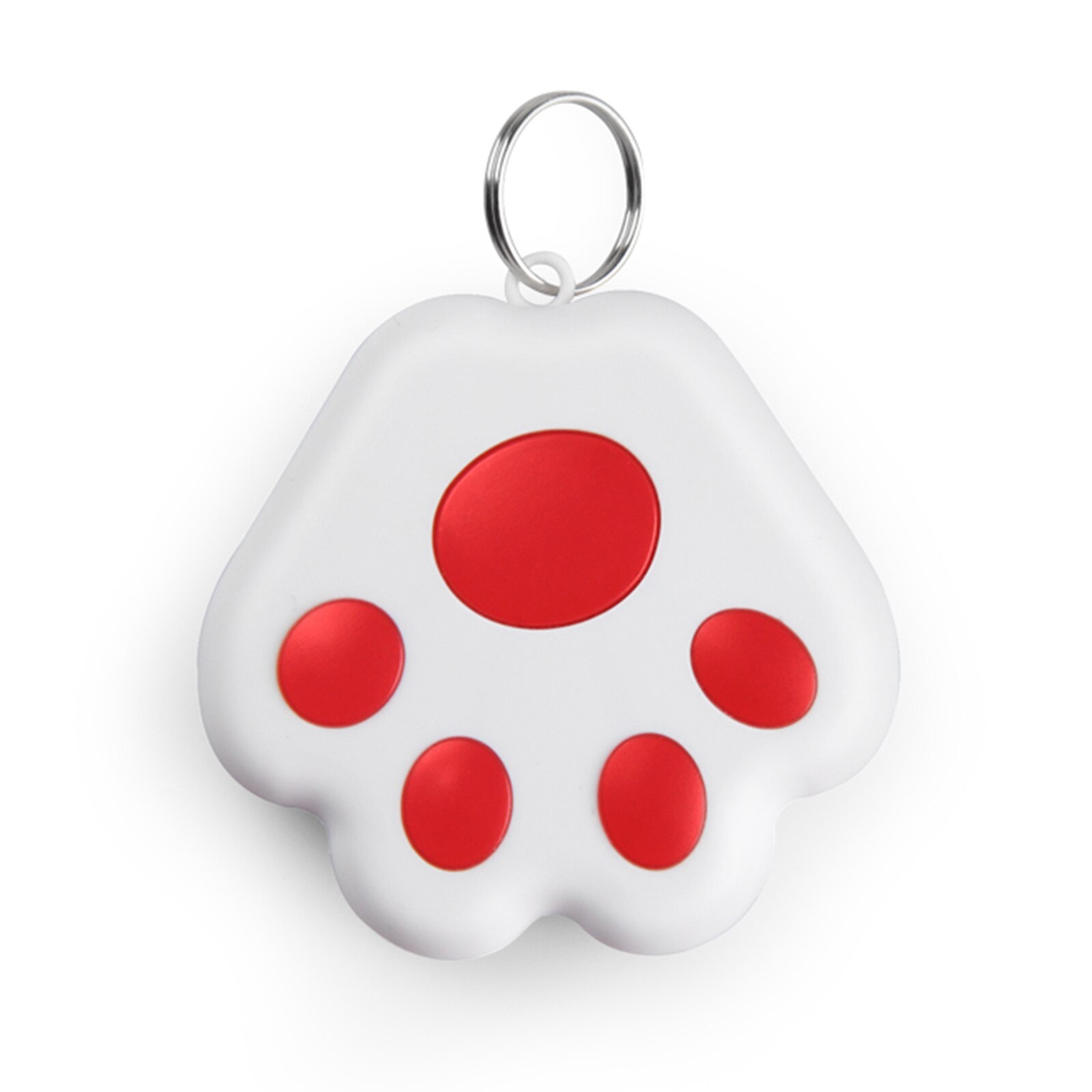 1/2/5Pcs Mini Tracking Device Tag Key Child Finder Pet Tracker Location Bluetooth Smart Tracker Vehicle Anti-lost Selfie Shutter: Red