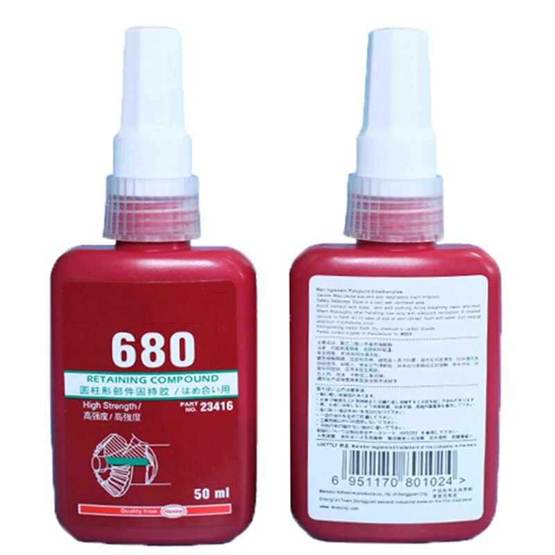 50ml High Strength 680 Anaerobic Adhesive Cylindrical Retaining Adhesive Cylinder Metal Parts Bearing Gear Sealing Glue