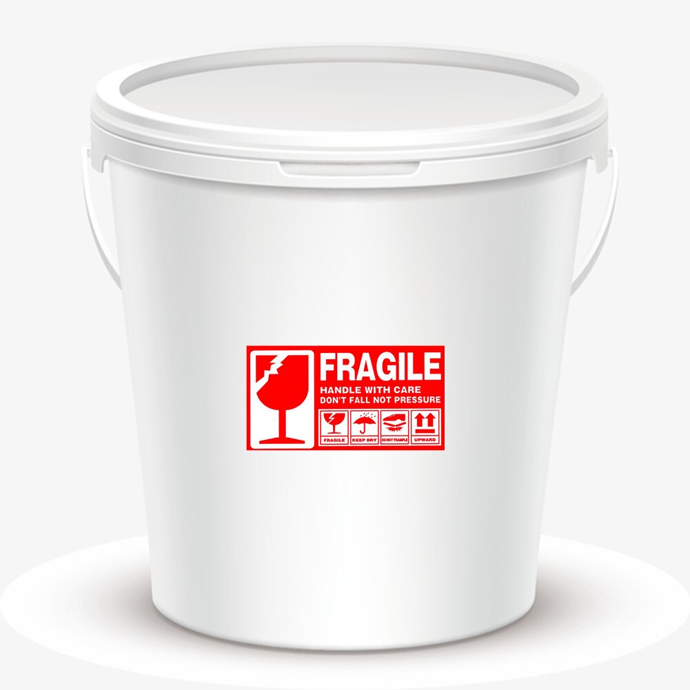 300sheets/roll Warning Practical Moving Adhesive Goods Decoration Notice Express Handle With Care Label Fragile Sticker