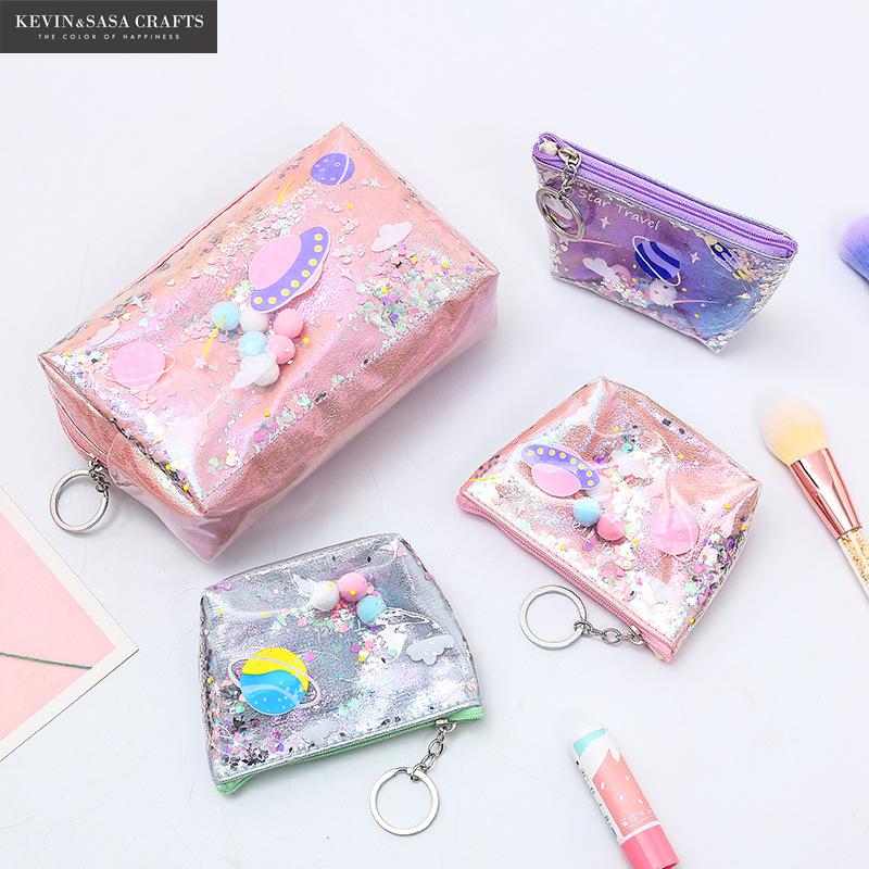 Gwiazda piórnik brokat o dużej pojemności piórnik szkoła pióro torba na kosmetyki materiały piórnik piórnik piórnik piśmiennicze