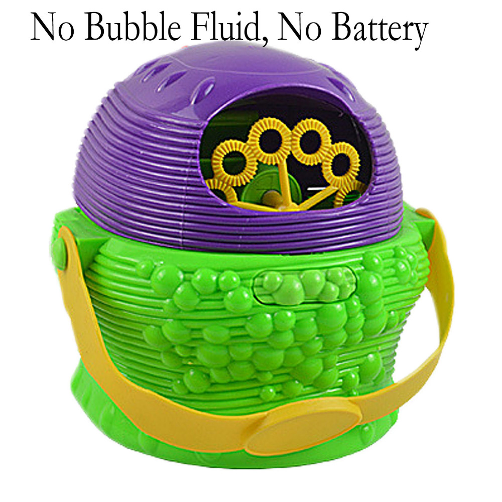 Kids Leuke Cartoon Vorm Batterij Aangedreven Automatische Bubble Machine Elektrische Zeep Bubble Maker Blower Outdoor Speelgoed