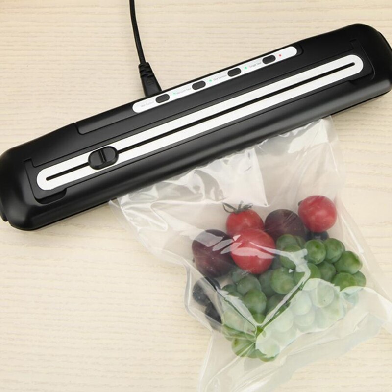 Automatic Vacuum Sealer Machine With Cutter,Portable Vacuum Storage Sealer For Dry &amp; Moist Food Saver