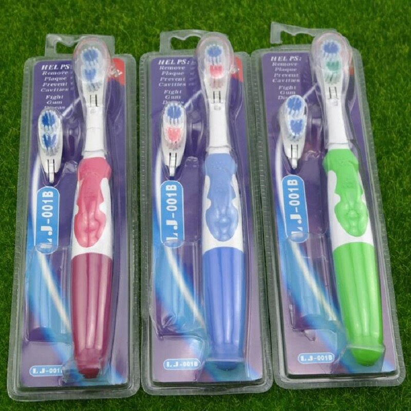 Oral Health Cross Action Electric Toothbrush Teeth Whitening Tooth Brush Electric Brush Non-Rechargeable Battery Powered