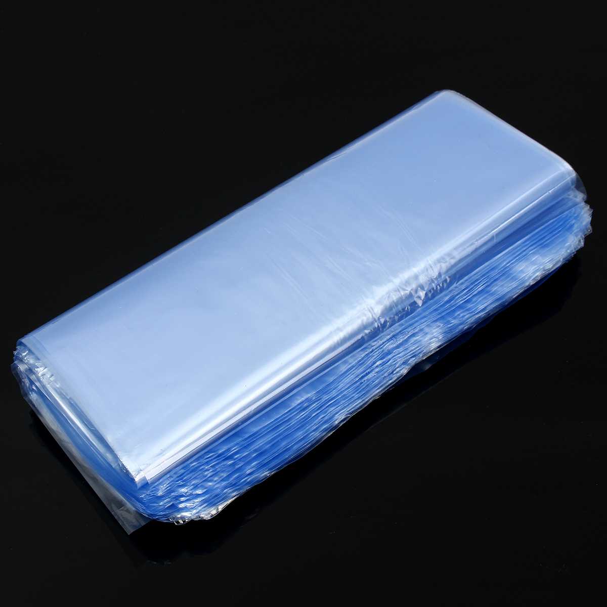 100 st 20 x 30cm mjuk genomskinlig formblåsning pvc värmekrympbara påsar skyddsfilm kosmetisk förpackning plastmaterial