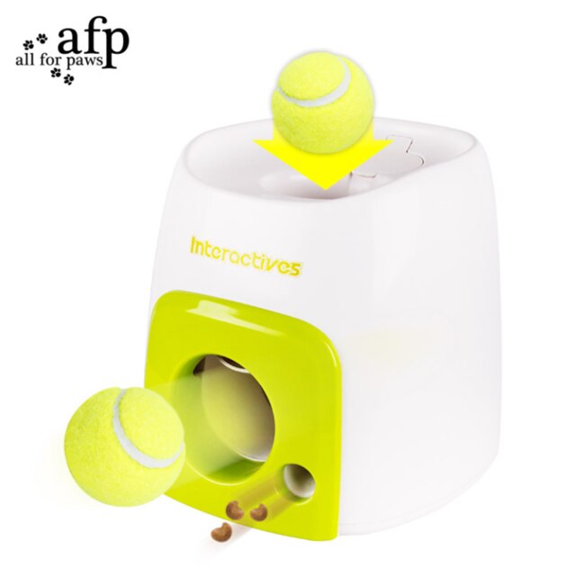 IFetch ‘n’ Treat Pet Dog Tennis Reward Machine Toy... – Vicedeal