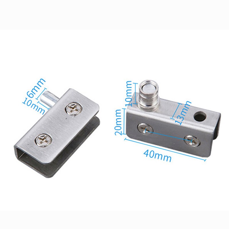 Multifunctional stainless steel glass hinge glass display cabinet door upper and lower door clamp hinge cabinet door hinge tool