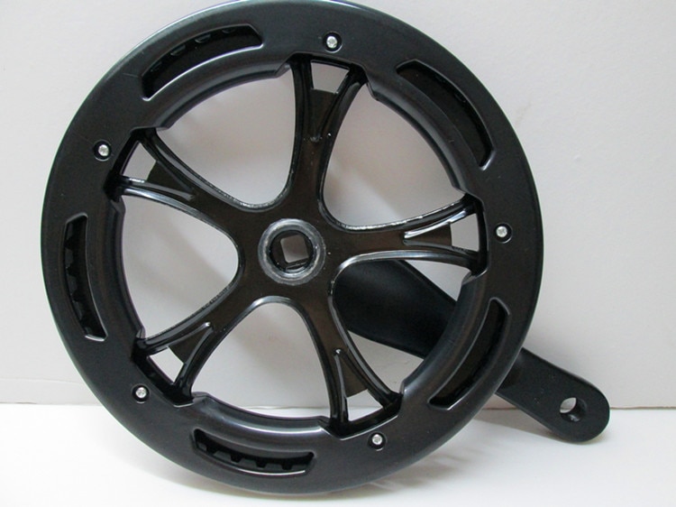 Road bike folding bicycle sprocket wheel aluminum alloy single speed sprocket 52T double chain sprocket wheel bicycle parts