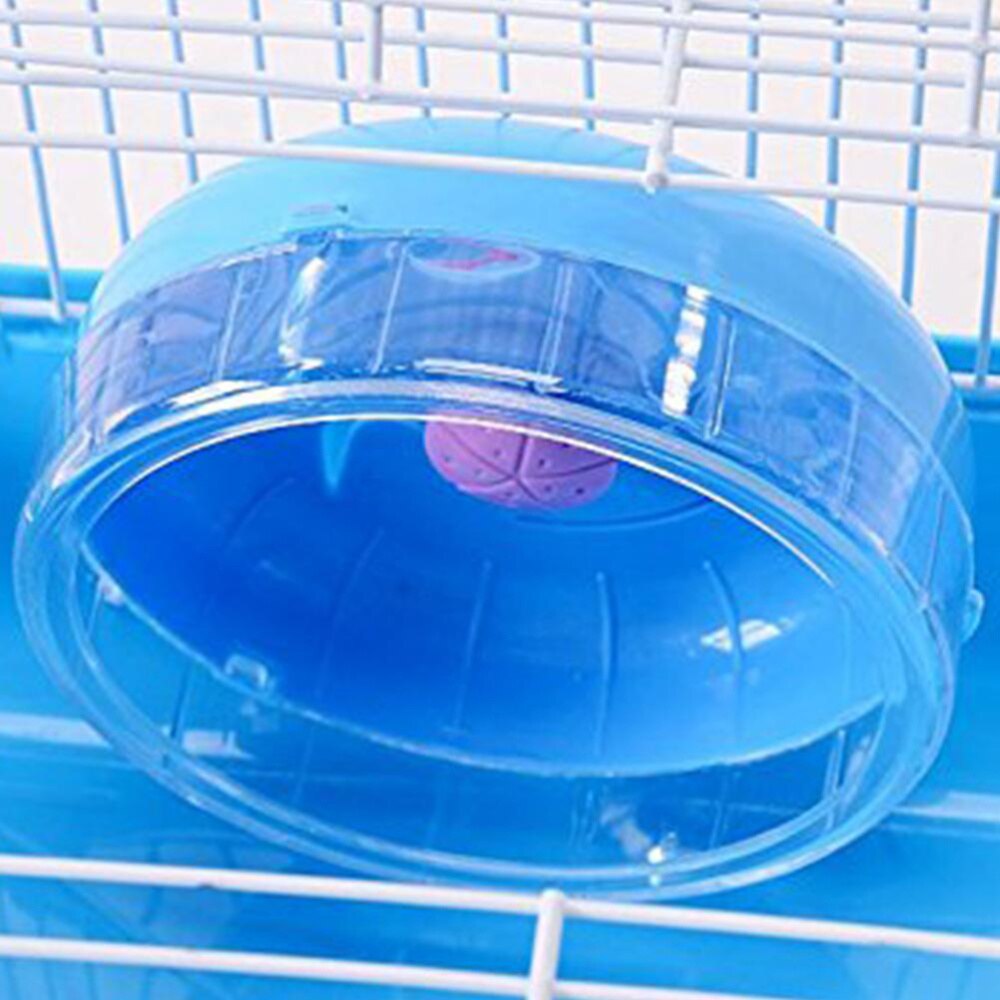 Hamster Cage Pet House Portable Small Pets House Chinchilla Hamster Travel House (Blue)