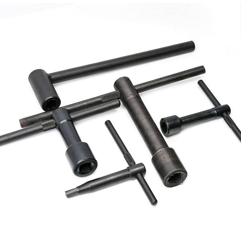 1PC Lathe Square Head Chuck Wrench Tool Holder Key Foursquare Screw Hand Lever Vertical Lathe