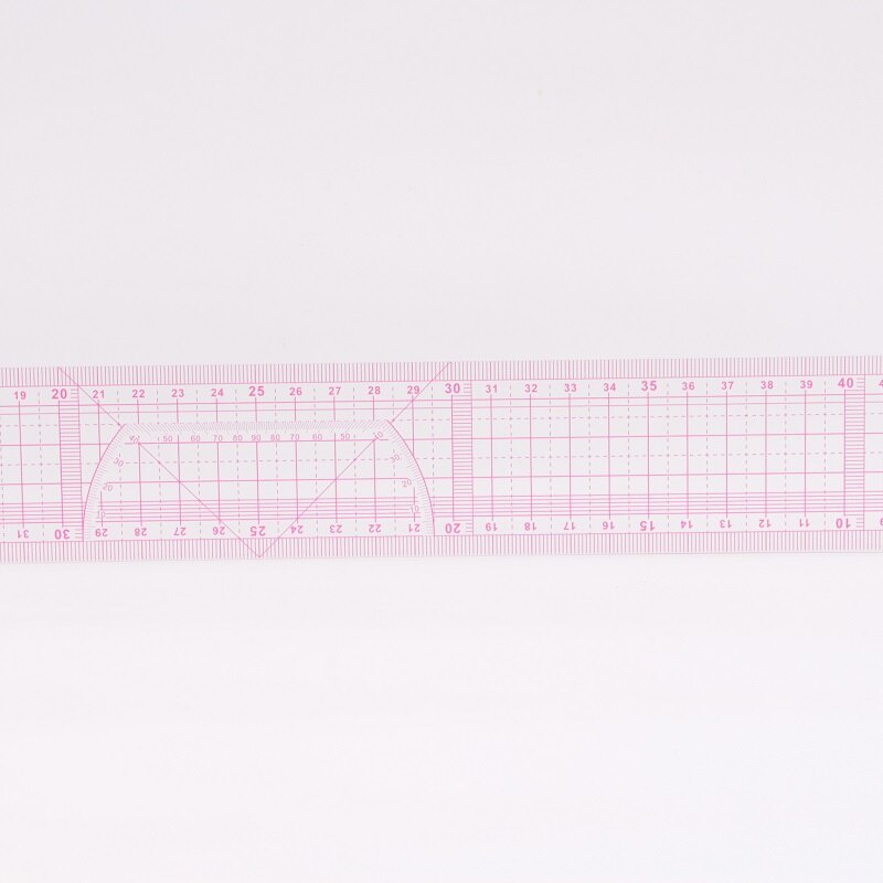 50cm Garment Ruler METRIC Grading Ruler Metric with Grid 2Pcs/Lot #8002