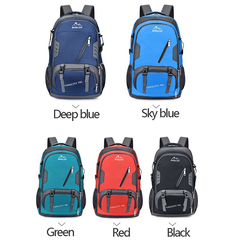 65L Unisex Rugzak Mannen Reizen Rugzak Sport Outdoor Wandelen Zakken Trekking Nylon Rugzak Klimmen Camping Rugzak Voor Mannelijke