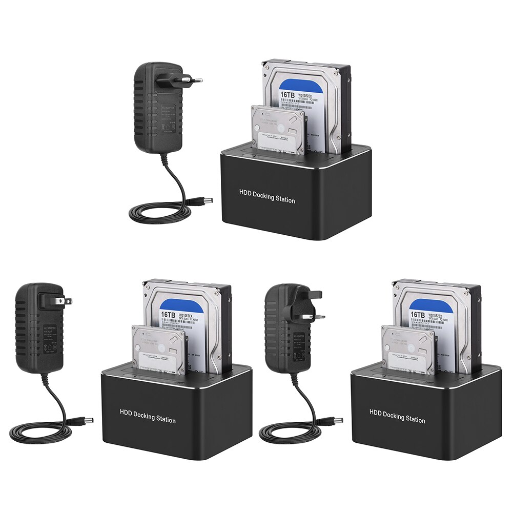 Computer Hard Disk Drive Expansion Extender USB3.0 HDD Clone Dock Hard Disk Drive Cloning Station Accessory