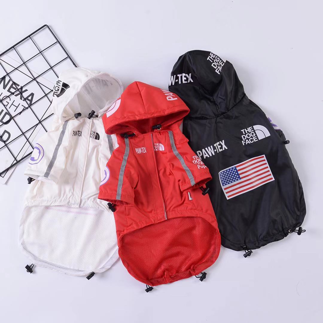 Manteau imperméable pour chien bouledogue français, vêtement à capuche respirant pour animaux de compagnie, chiot