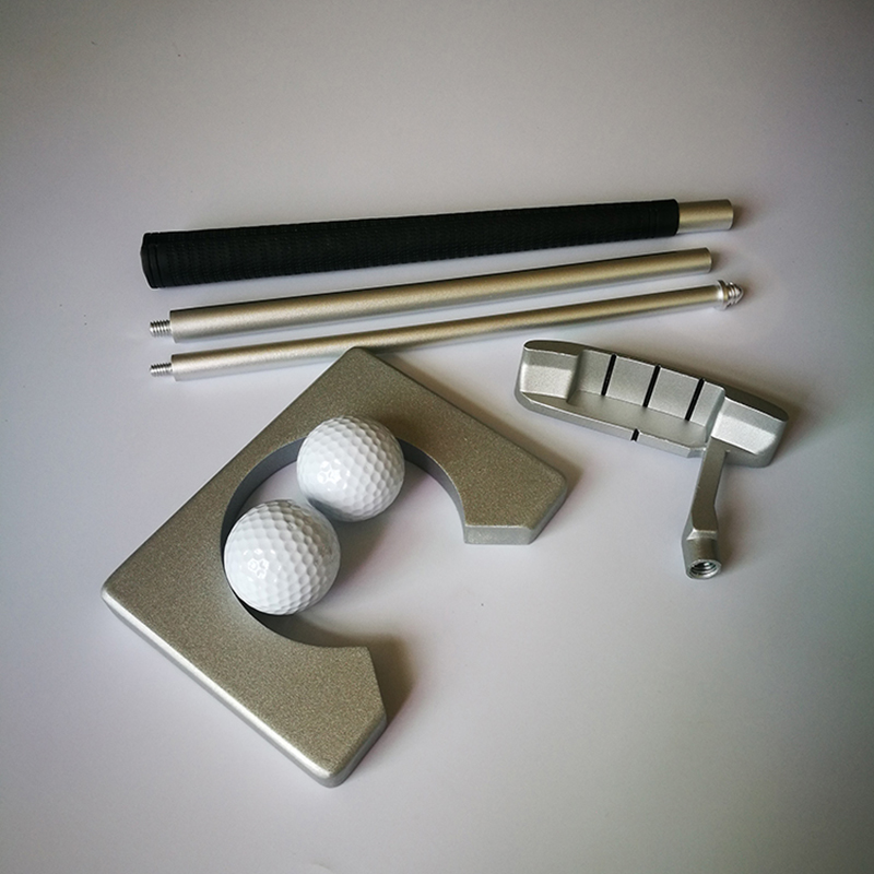 Golf Putter Putting Trainer Mini Golf Equipment Practice Kit Travel Practice Indoor Golfs Accessories Golf Training Aids Tool
