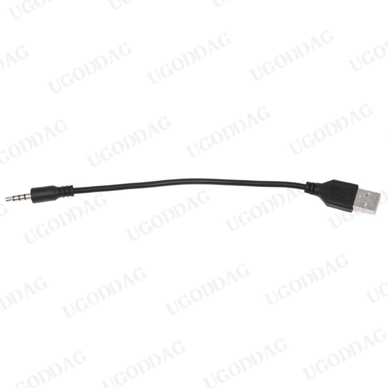 Wtyczka 3,5 mm AUX audio Jacek na USB 2.0 męnarty kabel ładowarki adapter robić samochodu MP3