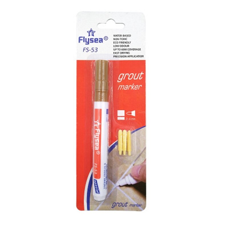 Tegel Hiaten Reparatie Kleur Pen Waterdicht Dirt-Proof Mooie Naad Vloer Opfriscursus N84A: 3