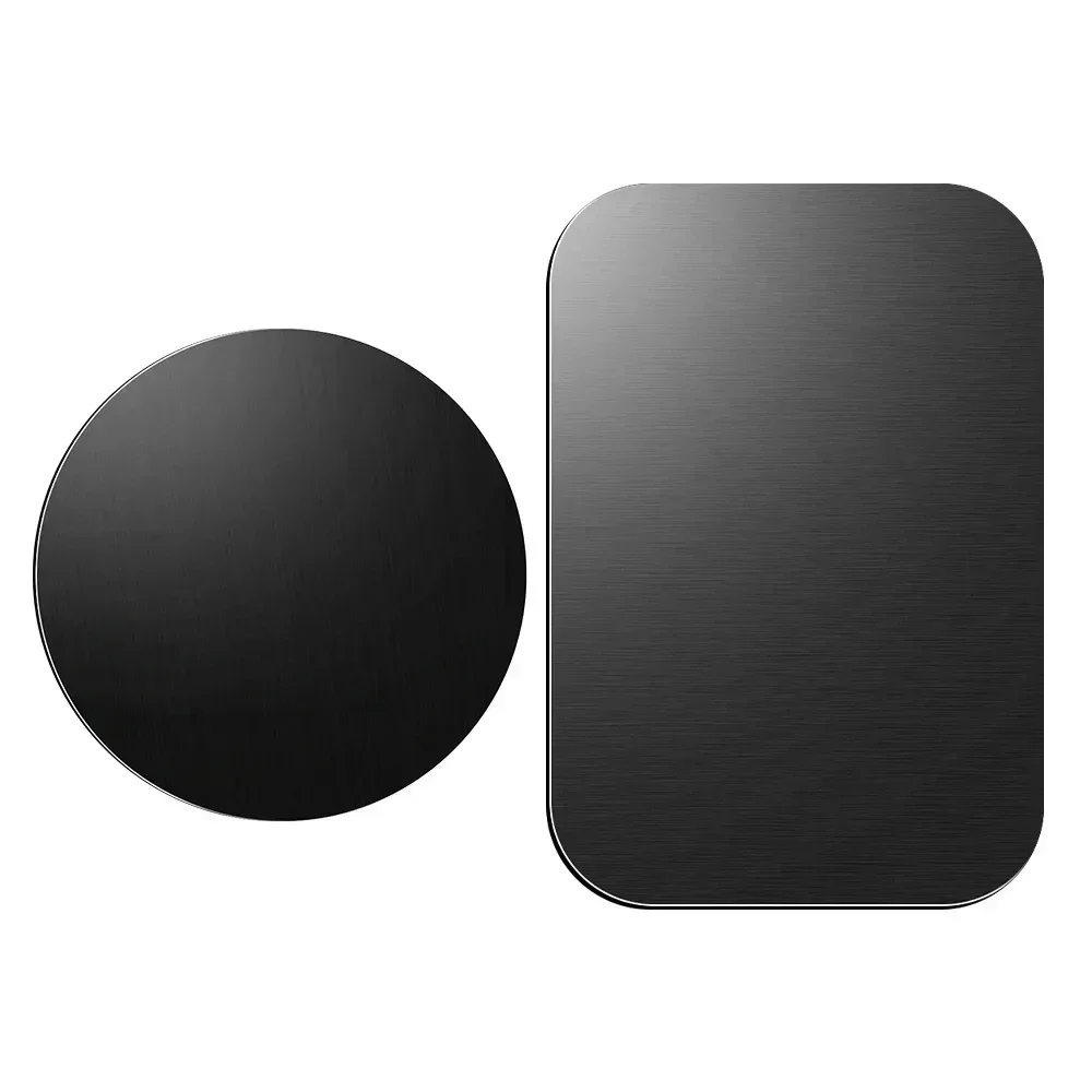 Thin Magnetic Metal Plate For Car Phone Holder Universal Iron Sheet Disk Sticker Tablet Desk Cell Phone Bracket Magnet Stickers: Yellow