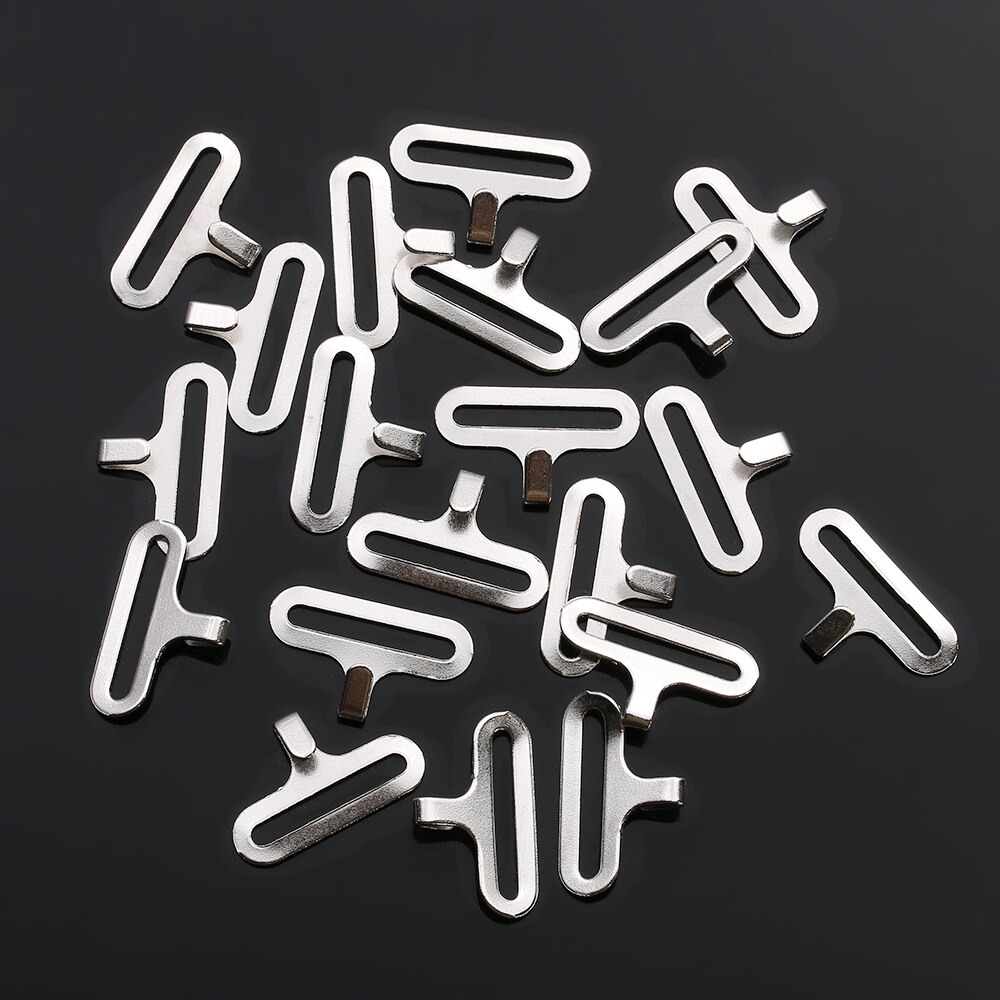 Clip ajustable para corbata de lazo, hebilla de eslinga, gancho, accesorios de costura para ropa, DIY, 30 unids/set por juego