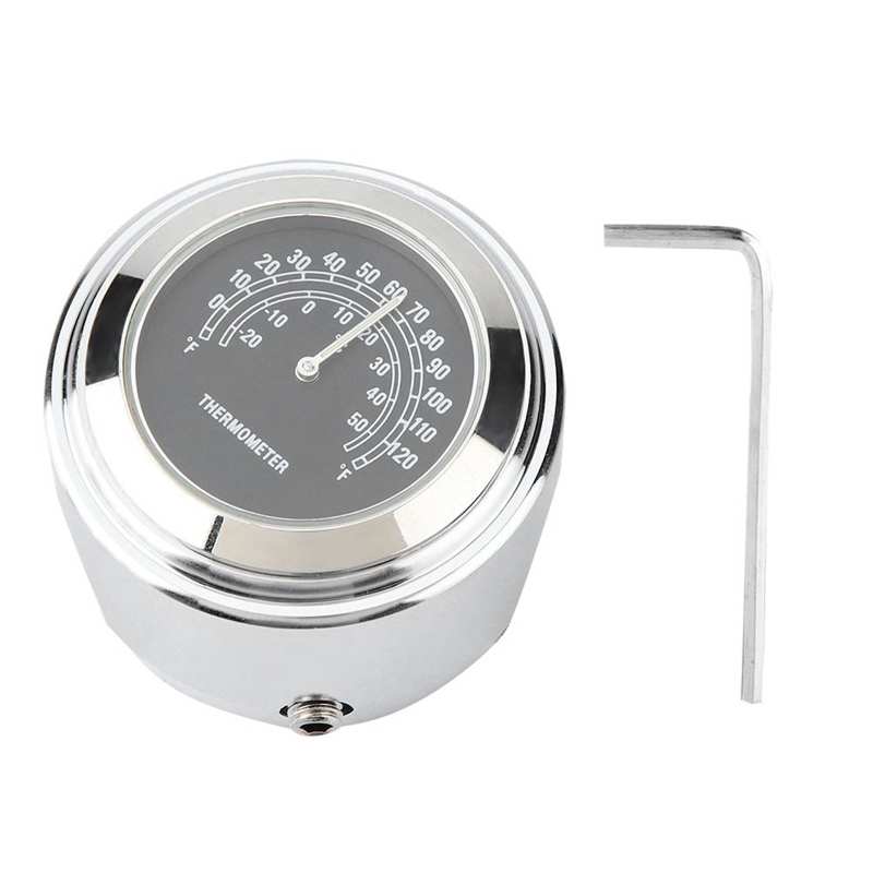 auto parts water tank meter 22-25mm Motorcycle Handlebar Mount Thermometer Temp Dial Meter Gauge temperature car meter water