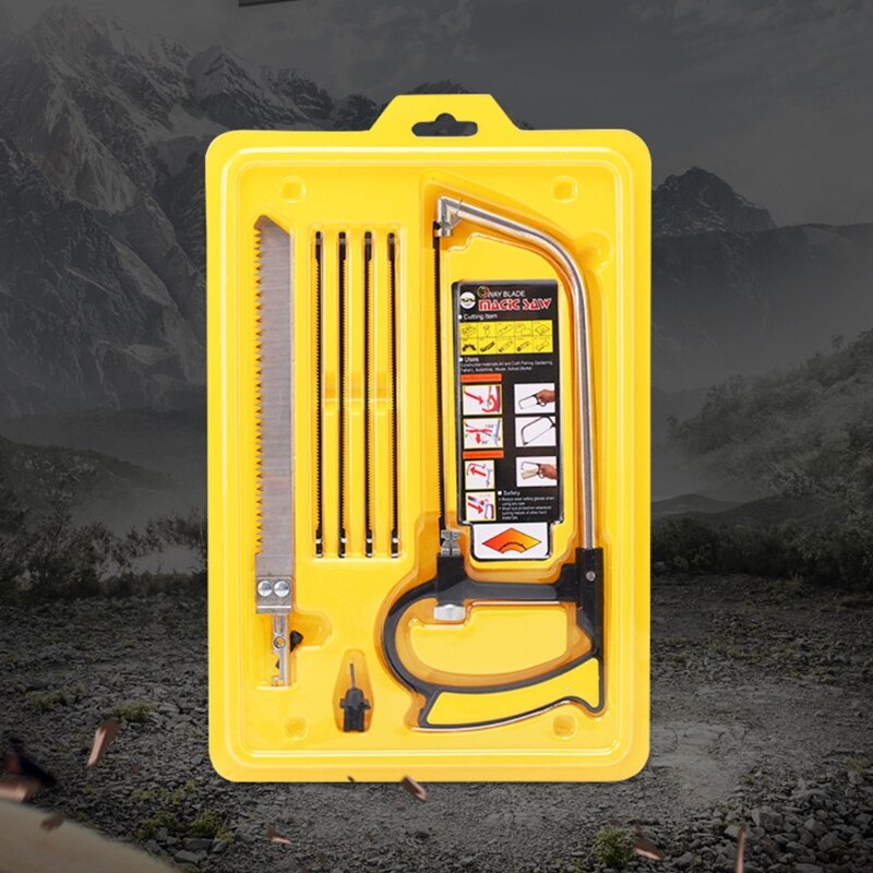 8 stuks/set doe-het-zelf handzaag multifunctionele mini handzaag magische universele zaag houtbewerking gxma