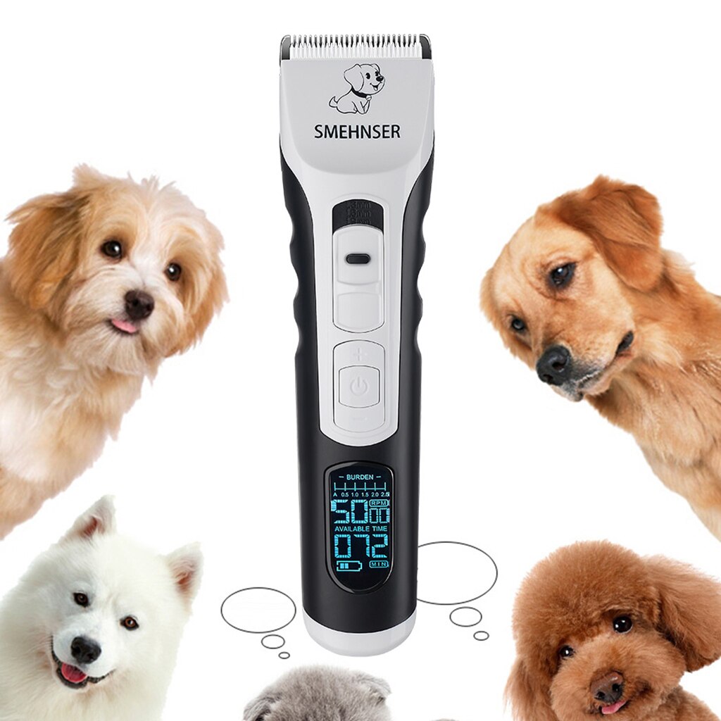 Electric Pet Clippers Dog Shaver Low Noise Grooming Trimmer Groom Clipper