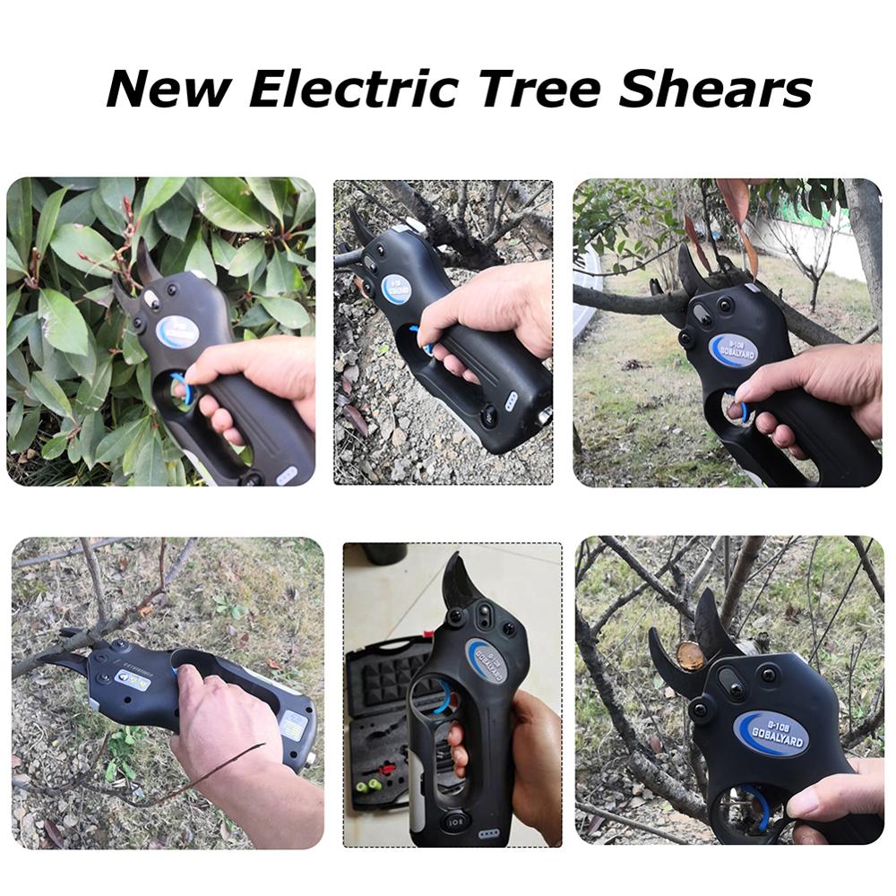 Un câble de 1.8m / 70.87 pouces peut être utilisé avec une batterie de 7.2V-12V, adapté aux nouveaux ciseaux électriques