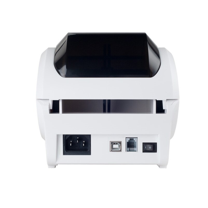 POS Thermal Label Printer Barcode QR Code Sticker Receipt Bill Print Support 20-80mm Width Paper