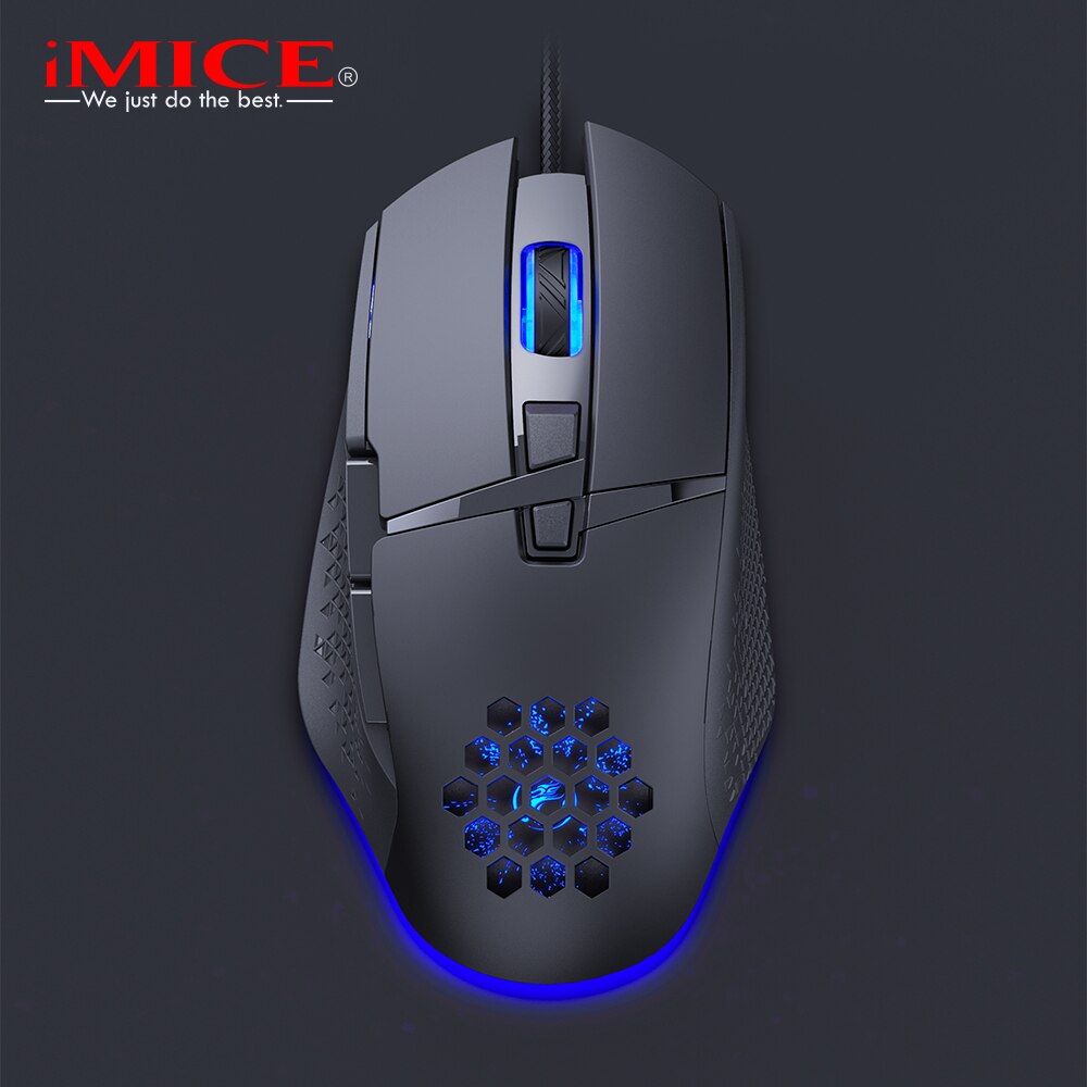 Wired LED Gaming Mouse 7200 DPI Computer Mouse Gamer USB Ergonomic Mause With Cable For PC Laptop RGB optical Mice With Backlit