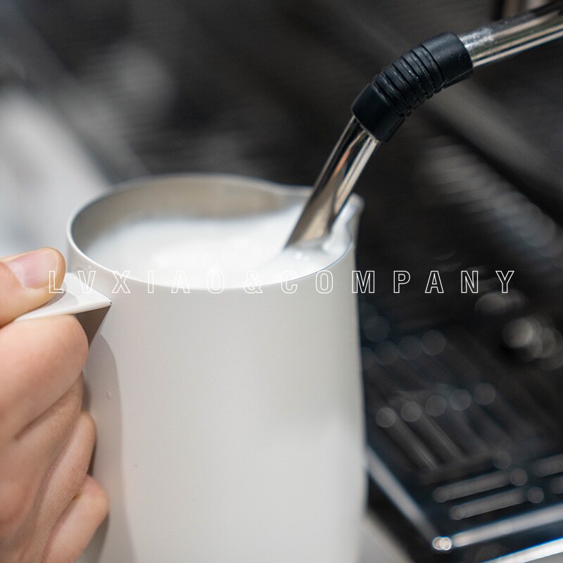 watchget Stainless Steel Milk Frothing Jug Espresso Coffee Latte Art Pitcher Barista Coffee Latte Cappuccino 20OZ 600ml
