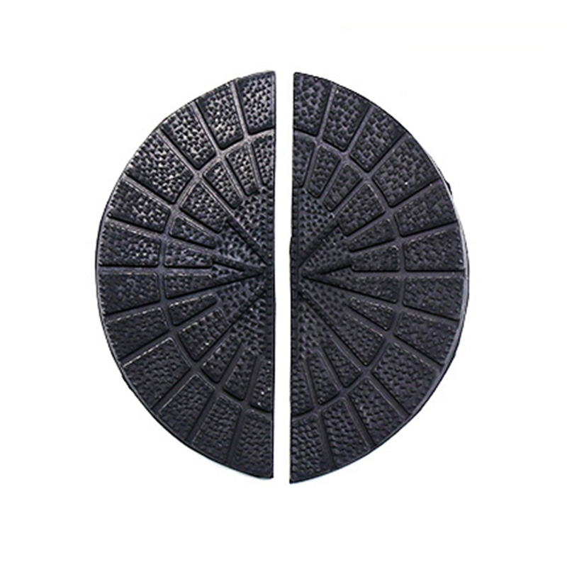 Zelfklevende Schoenen Zool Stickers Anti-Slip Slijtvast 1 Paar Schoenbeschermer Rubber Schoen Sticker Pads Buitenzool Schoen Sticker: Black