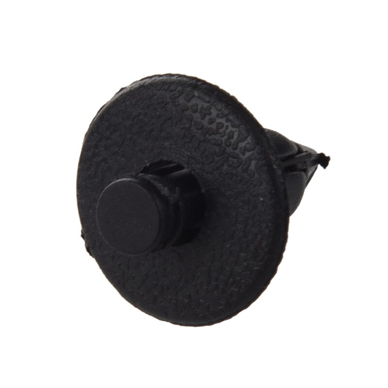 20 Pcs Auto Car Parts Panel Trim Clips Plastic Rivet Fastener Black 5.5mm Hole