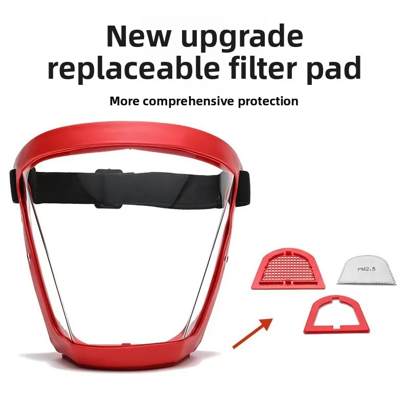 High Definition Transparent Protective Face Mask Dustproof Riding Goggles Safety Protection against Spatter Labor Protection Gla