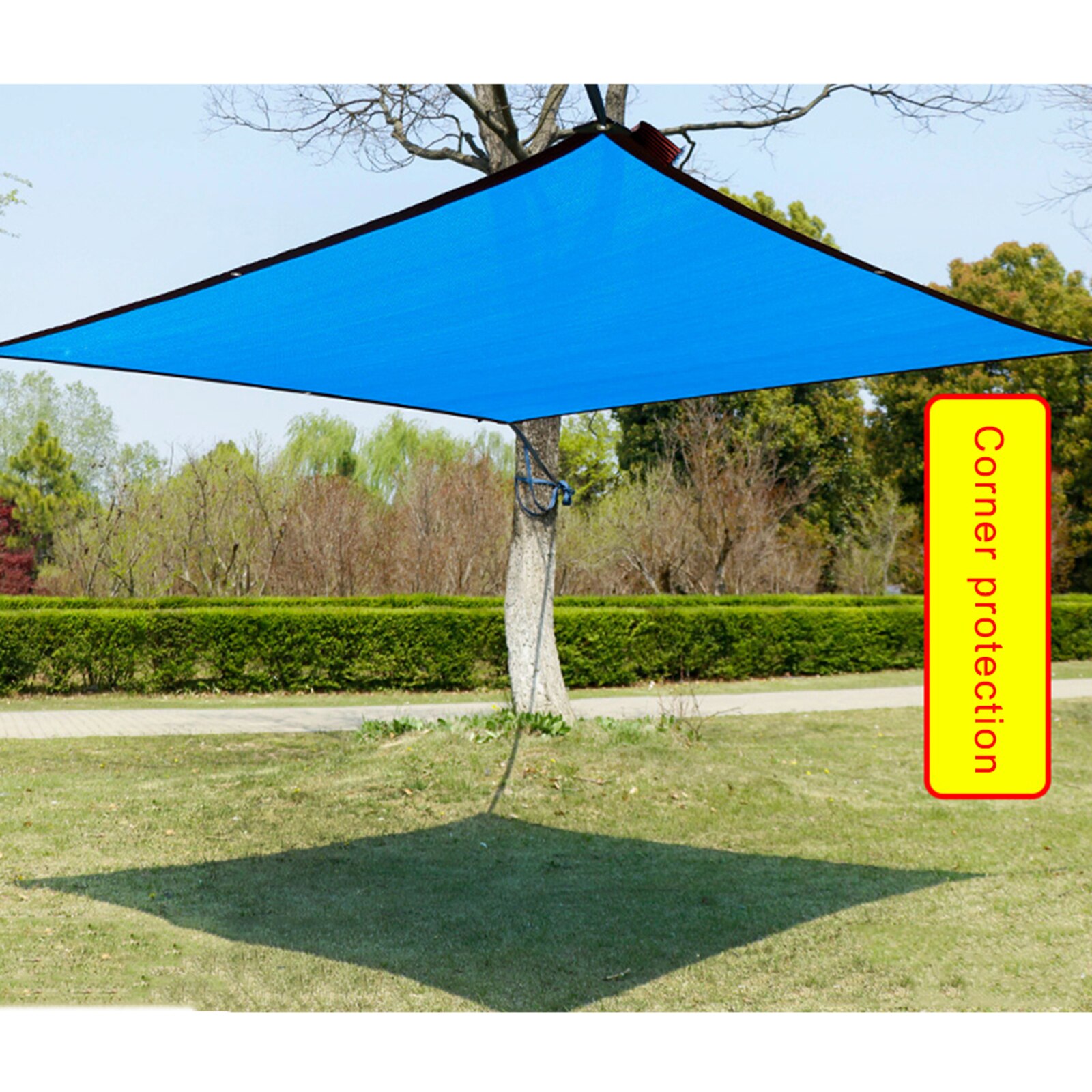 Pergola Cover Cover Canopy Shade Cloth Pergola Cover Canopy Awnings Blue Thickening With Grommets Fabric 90% Sun Shade Cloth