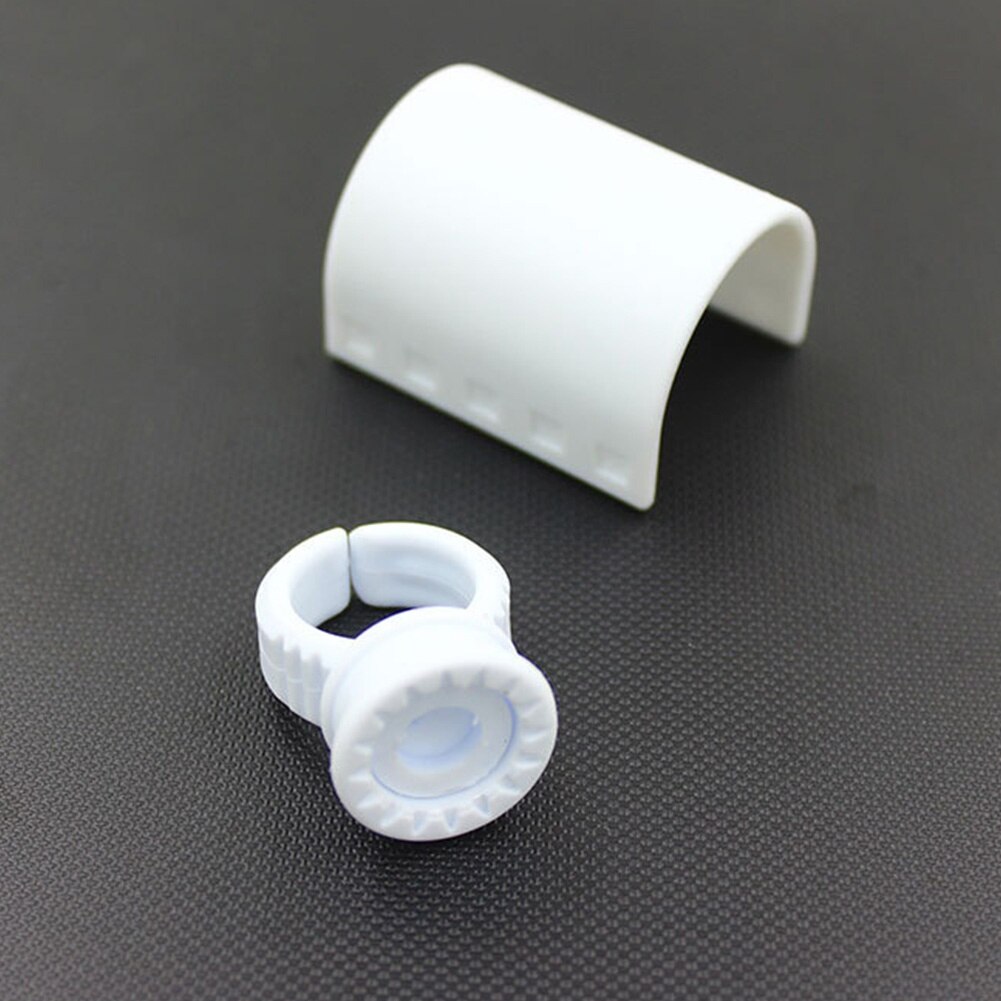 Professionelle U bilden Ring Streifen Falsche Wimpern Verlängerung Palette Kleber Halfter einstellen Finger Werkzeug machen-hoch Liefert mehrere wimpern zu